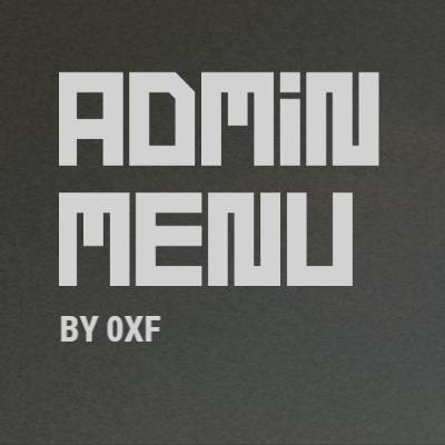 Admin Menu