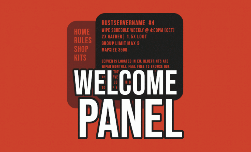 Welcome Panel 3.2.21