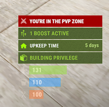 PVP Zone Status